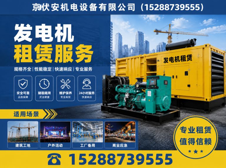 西宁发电车租赁展示图