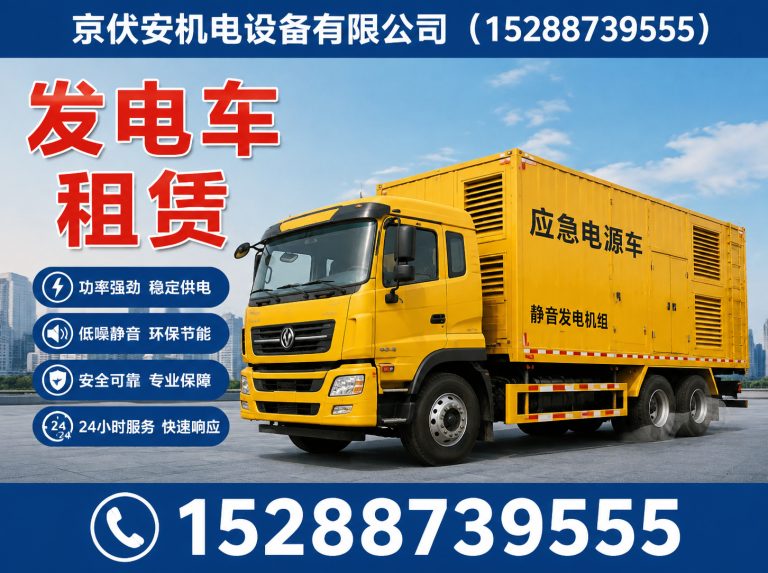 西宁应急发电机出租展示图